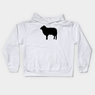 Sheep Silhouette Kids Hoodie